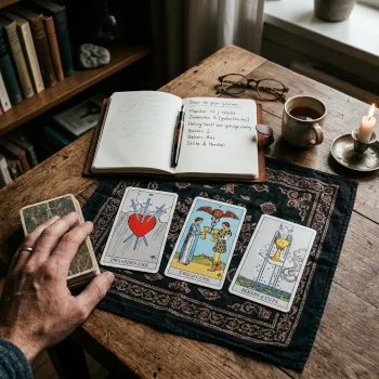 Door de pijn groeien en sterker worden met de lessen van de tarot.