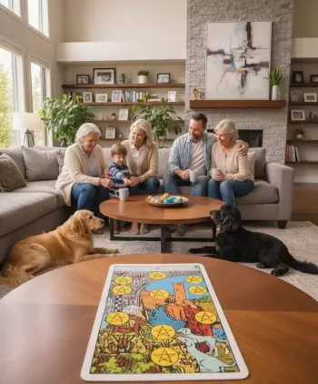 Pentagrammen tien gaat over familie en rijkdom.