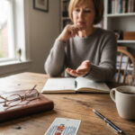 Zwaarden acht van de tarot: je houdt jezelf gevangen.