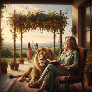 Leven in balans met inspiratie van de tarotkaarten Kracht en Staven vier.