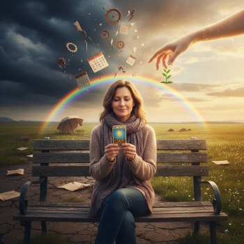 Als het leven tegen zit geeft tarot inspiratie en perspectief.