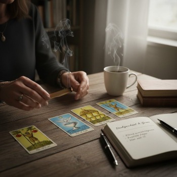 Dankbaarheidsoefening en inspiratie vanuit de tarot.