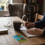 Bekers Vier Bekers Vier, de tarotkaart van even helemaal niks!