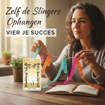 Zelf de slingers ophangen, vier je eigen succes.