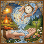 Als het Leven je door de Vingers glijdt Als de tijd je als water door de vingers sijpelt moet je nadenken hoe je de tijd wel kunt vangen.