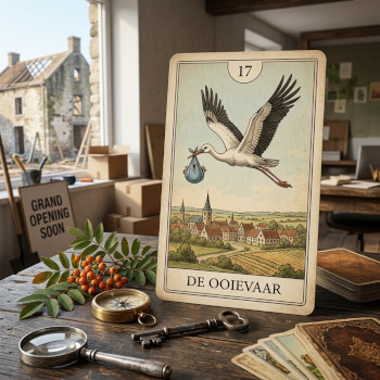 De Ooievaar, Lenormand kaart van de verandering die jezelf teweeg hebt gebracht.