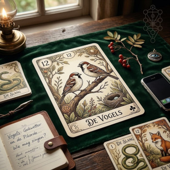 Lenormand De Vogels staan voor onrust, roddel en praatjes en de pikorde waarin je jezelf bevind.