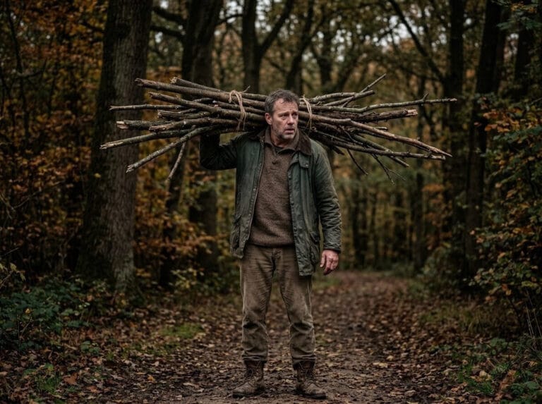 De last van staven tien is dat je aan het werk bent en de last draagt zonder dat je een doel hebt.