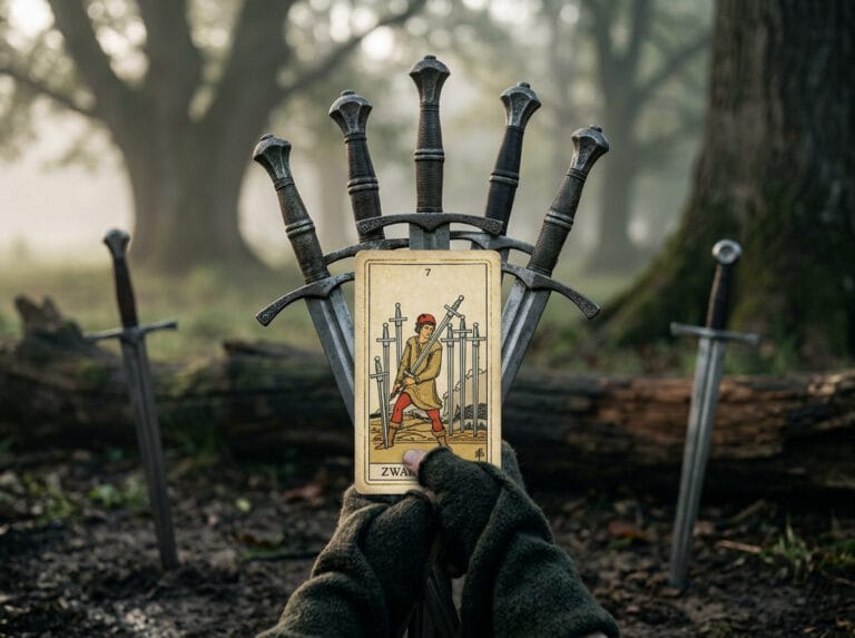 Zwaarden zeven van de tarot